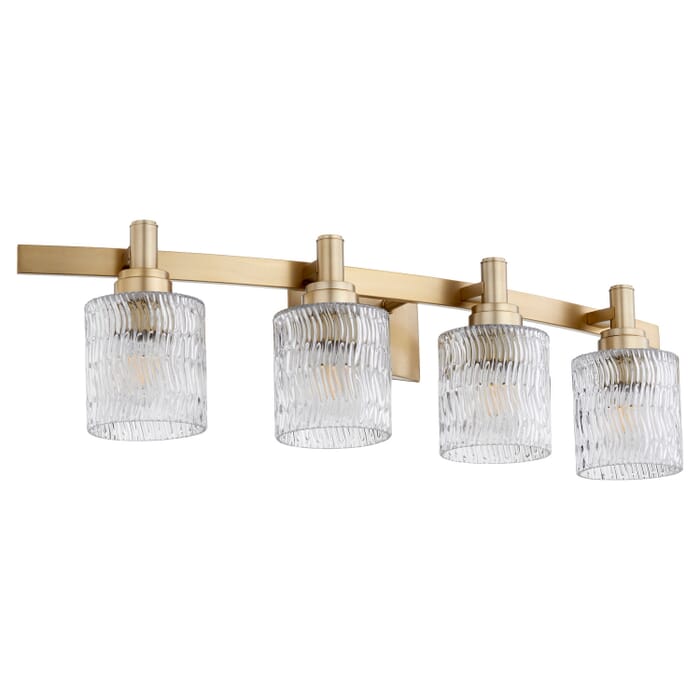 Four Light Vanity by Quorum Four Light Vanity by Quorum