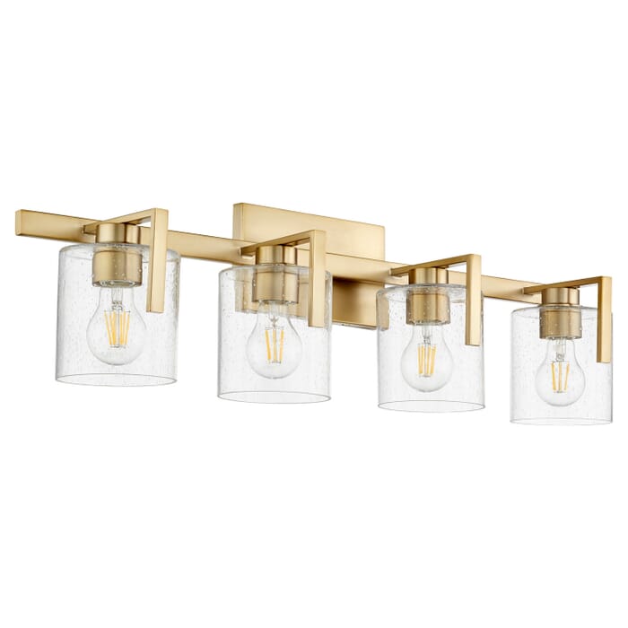 Four Light Vanity by Quorum Four Light Vanity by Quorum