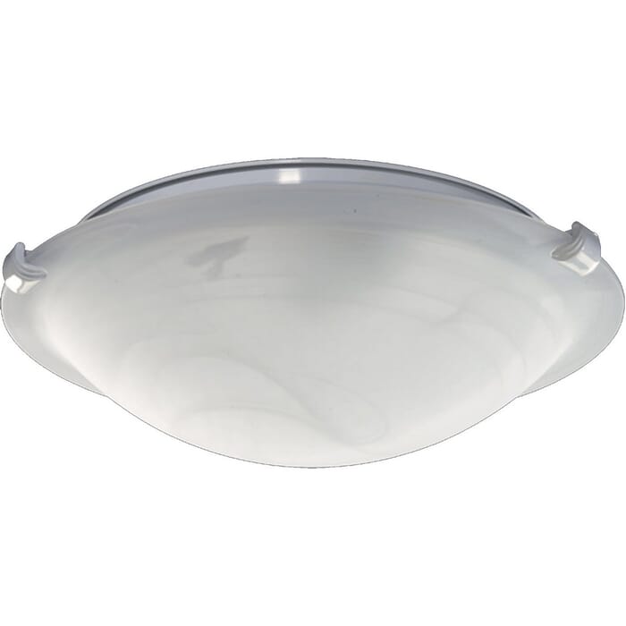 Quorum 2-Light 12" Ceiling Fan Light Kit in White Quorum 2-Light 12" Ceiling Fan Light Kit in White