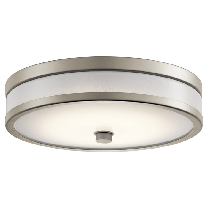Kichler Lighting Pira LED 12 Inch Flush Mount Ceiling Light in Brushed Nickel Kichler Lighting Pira LED 12 Inch Flush Mount Ceiling Light in Brushed Nickel