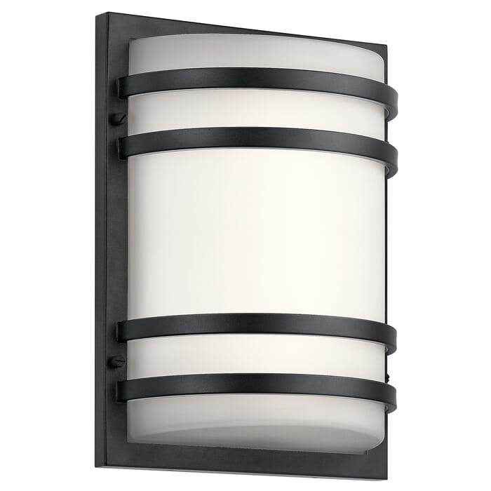 Kichler Lighting LED Exterior 13 Inch Wall Sconce in Textured Black Kichler Lighting LED Exterior 13 Inch Wall Sconce in Textured Black