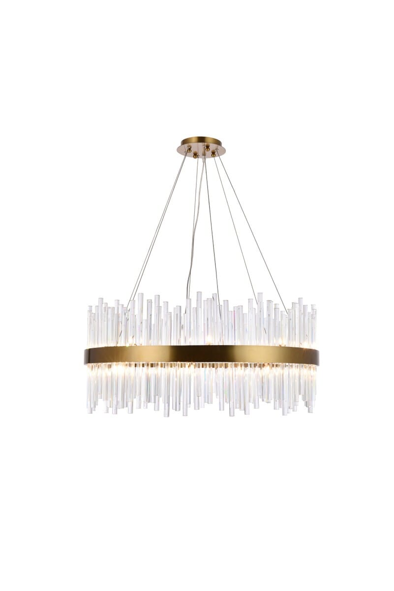 Dallas 18-Light Chandelier in Gold