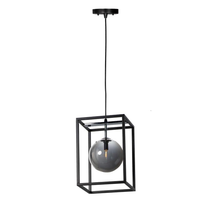 Maxim Fluid 10" Pendant Light in Black and Polished Chrome Maxim Fluid 10" Pendant Light in Black and Polished Chrome