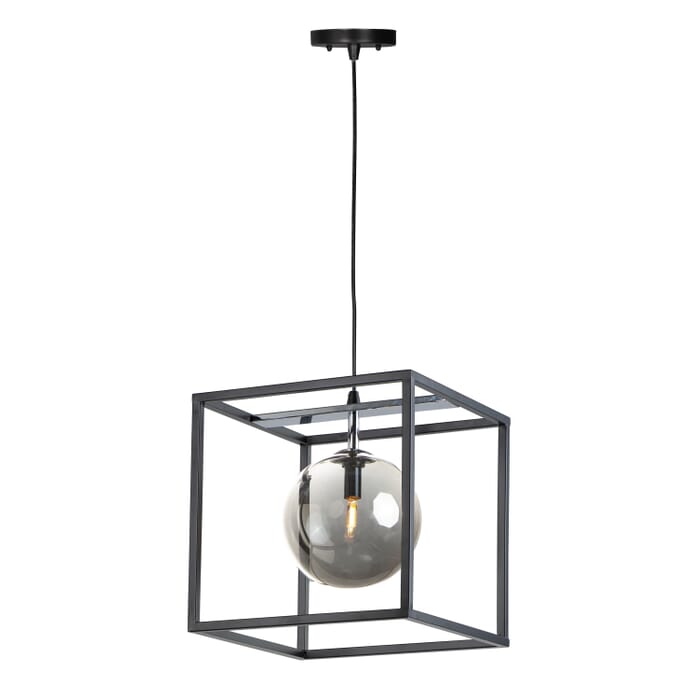 Maxim Fluid 12" Pendant Light in Black and Polished Chrome Maxim Fluid 12" Pendant Light in Black and Polished Chrome