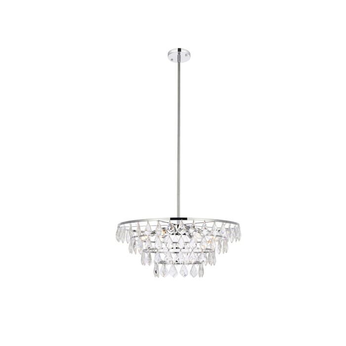 Ella 6-Light Pendant in Chrome Ella 6-Light Pendant in Chrome