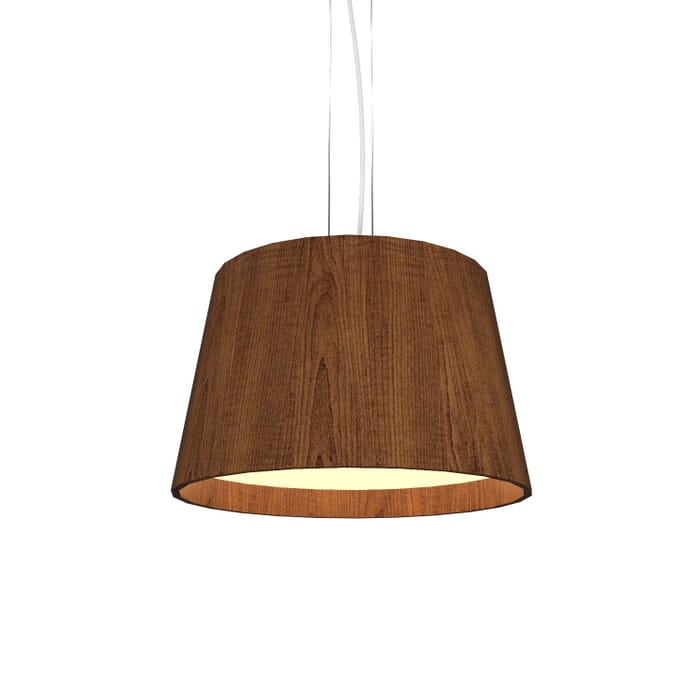 Conical LED Pendant in Imbuia Conical LED Pendant in Imbuia