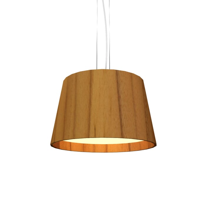 Conical LED Pendant in Teak Conical LED Pendant in Teak