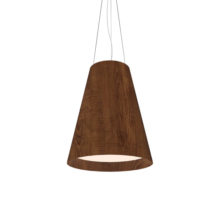 Conical 3-Light Pendant in Imbuia Conical 3-Light Pendant in Imbuia