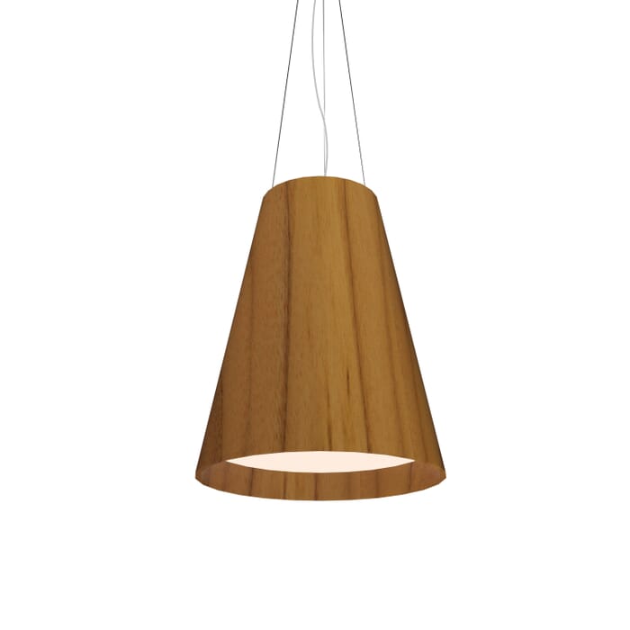 Conical 3-Light Pendant in Teak Conical 3-Light Pendant in Teak