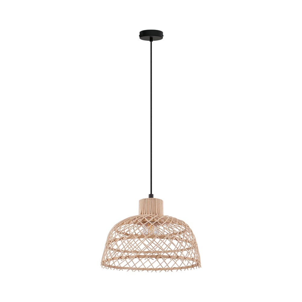 Ausnby 1-Light Pendant in Black