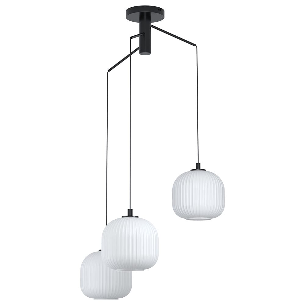 Mantunalle 3-Light Pendant in Black
