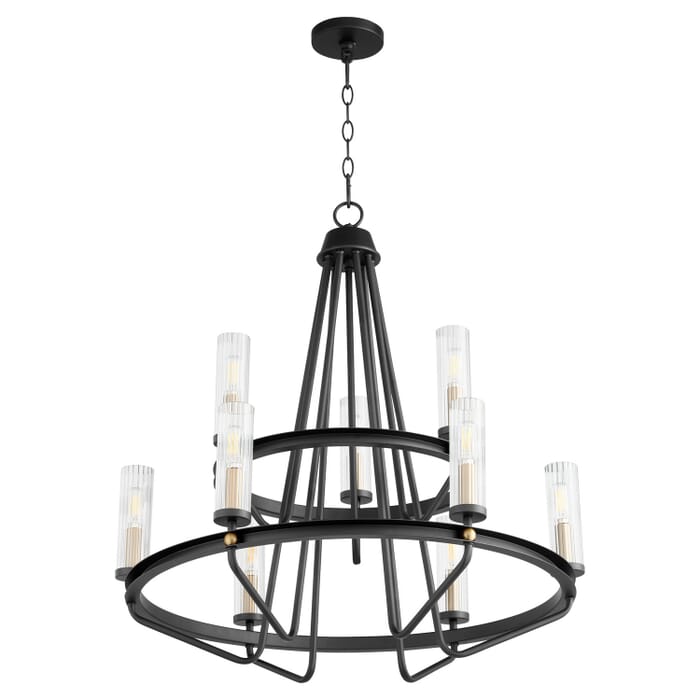 Nine Light Chandelier by Quorum Nine Light Chandelier by Quorum