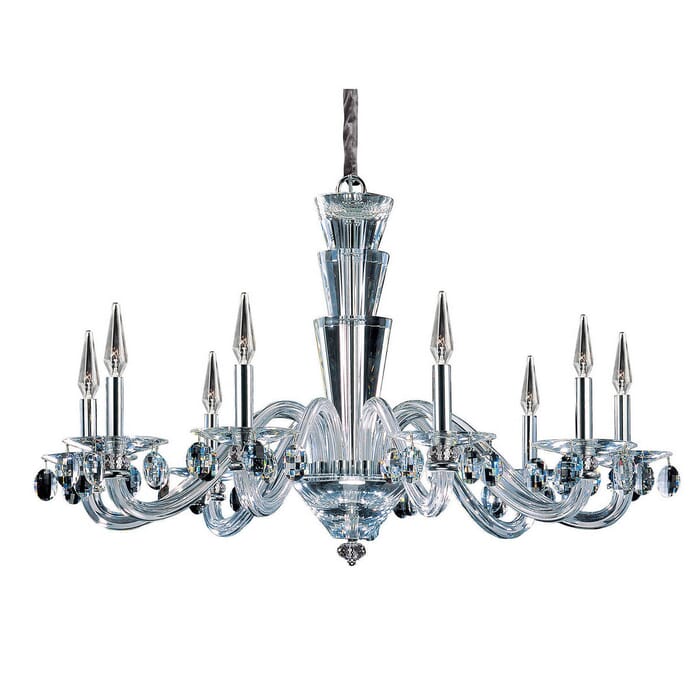 Allegri Fanshawe 9-Light Modern Chandelier in Chrome Allegri Fanshawe 9-Light Modern Chandelier in Chrome