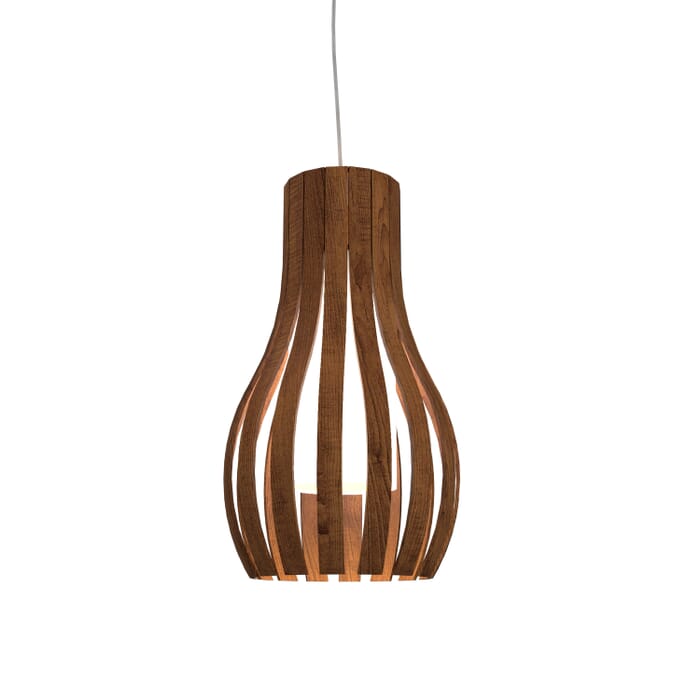 Barrel 1-Light Pendant in Imbuia Barrel 1-Light Pendant in Imbuia