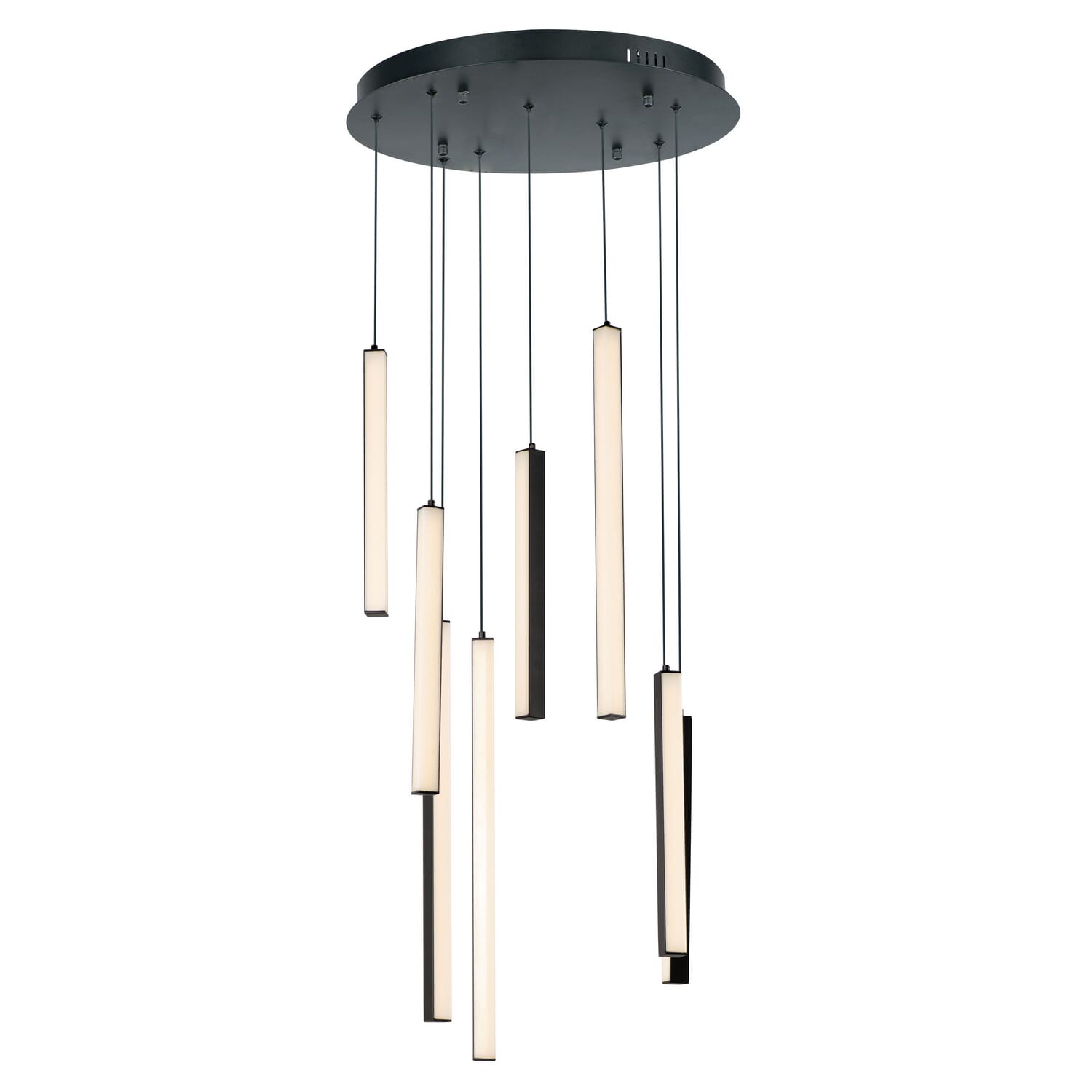 Hover 8-Light LED Pendant in Black