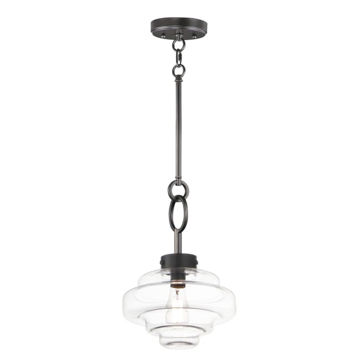 Harbor 1-Light Pendant in Black Harbor 1-Light Pendant in Black