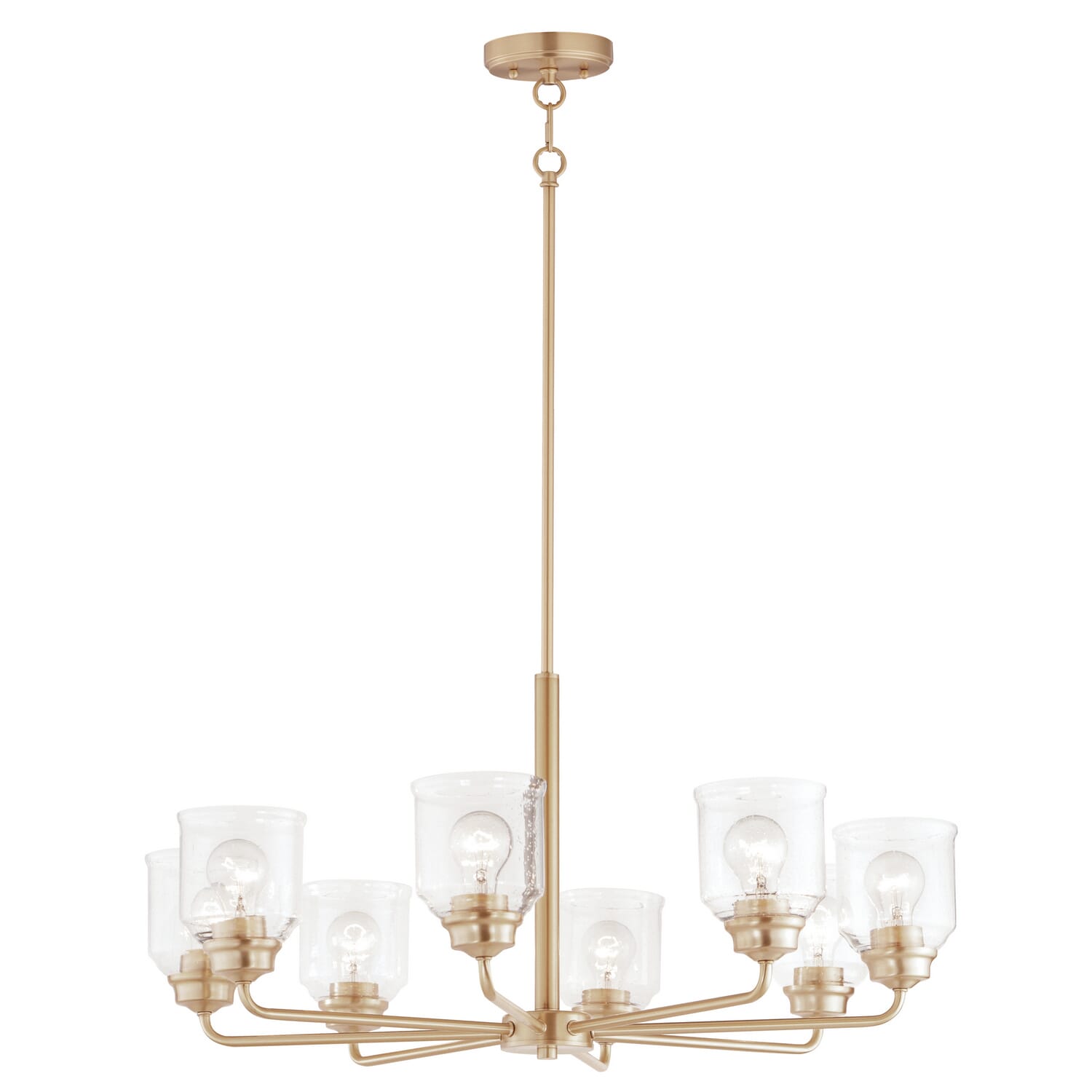 Acadia 8-Light Chandelier in Heritage