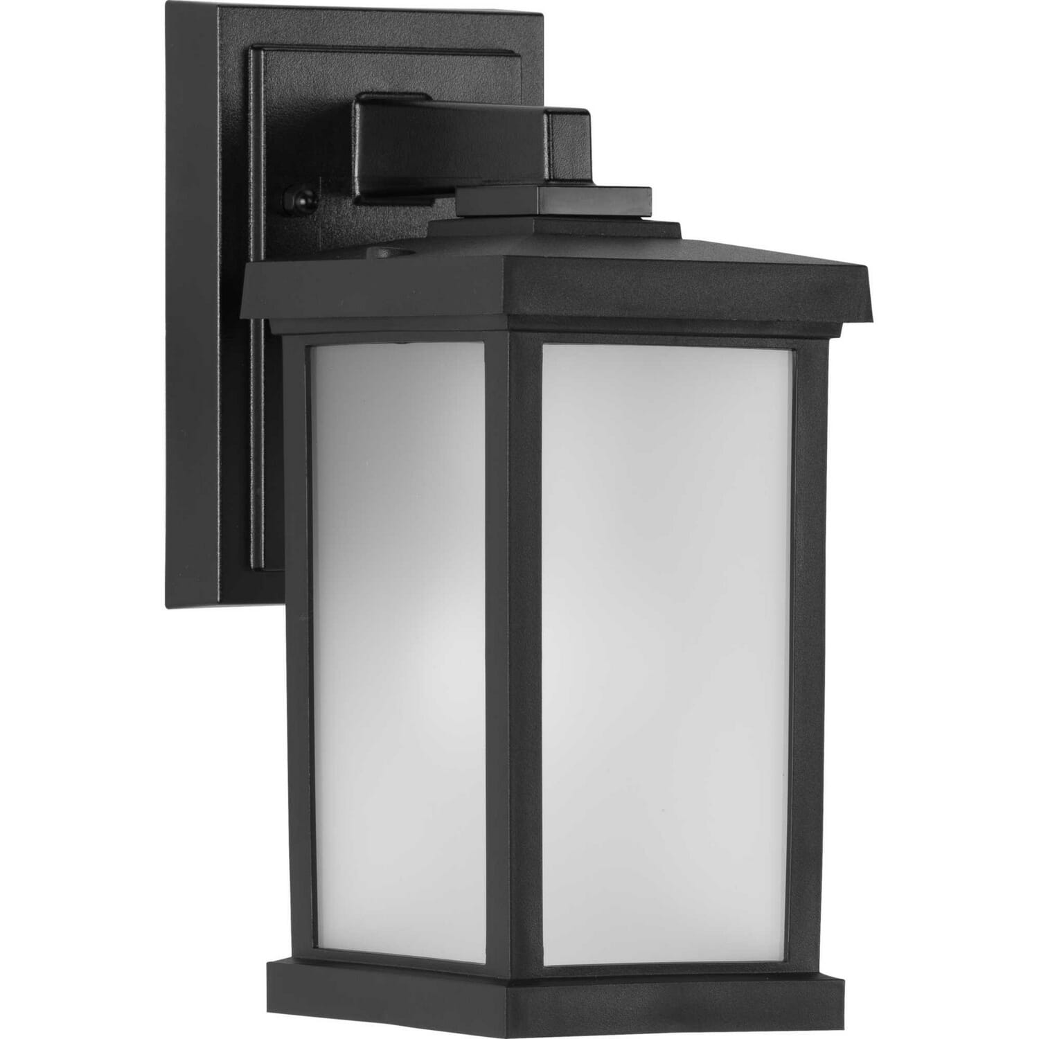 Black One Light Wall Lantern from the Trafford Non-Metallic Lantern Collection