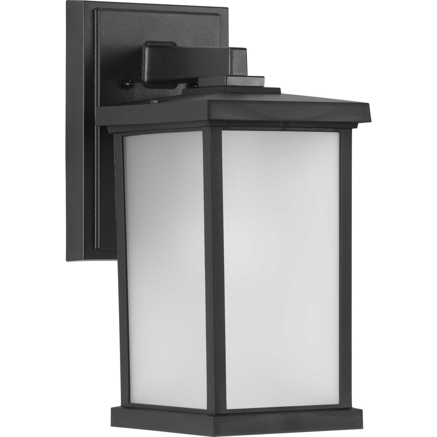Black One Light Wall Lantern from the Trafford Non-Metallic Lantern Collection
