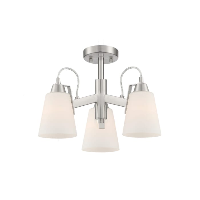 Three Light Semi Flush Mount Three Light Semi Flush Mount