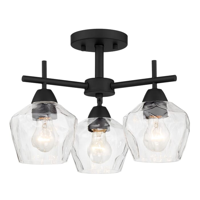 Three Light Semi Flush / Chandelier Three Light Semi Flush / Chandelier