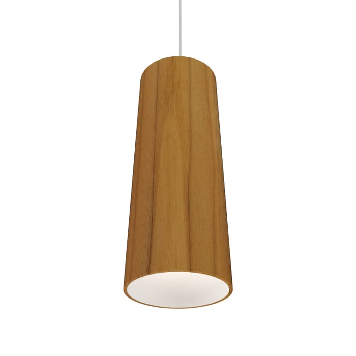 Conical 1-Light Pendant in Teak Conical 1-Light Pendant in Teak