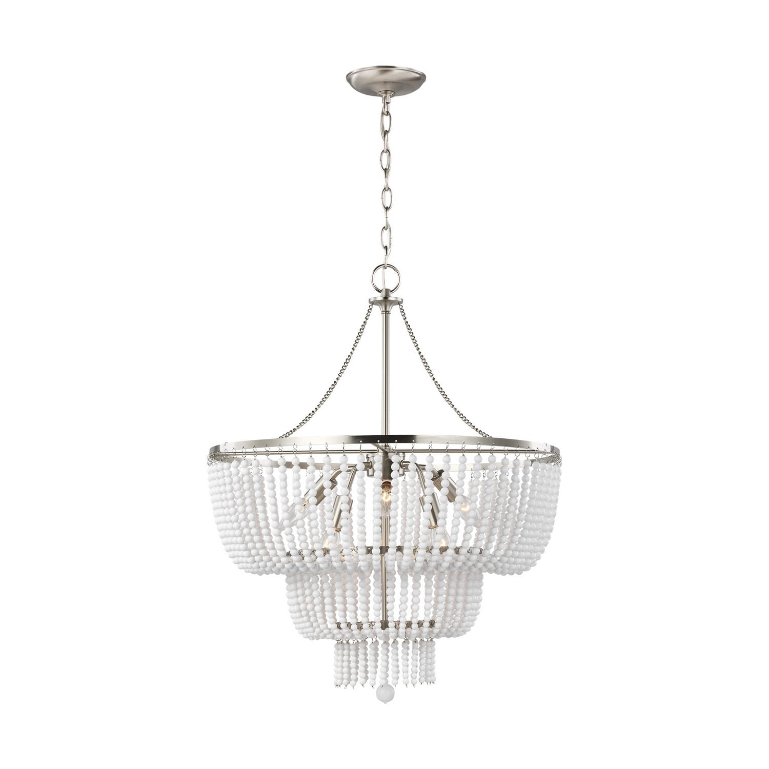 Six Light Chandelier by Visual Comfort Studio