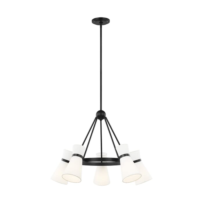 Five Light Chandelier by Visual Comfort Studio Five Light Chandelier by Visual Comfort Studio