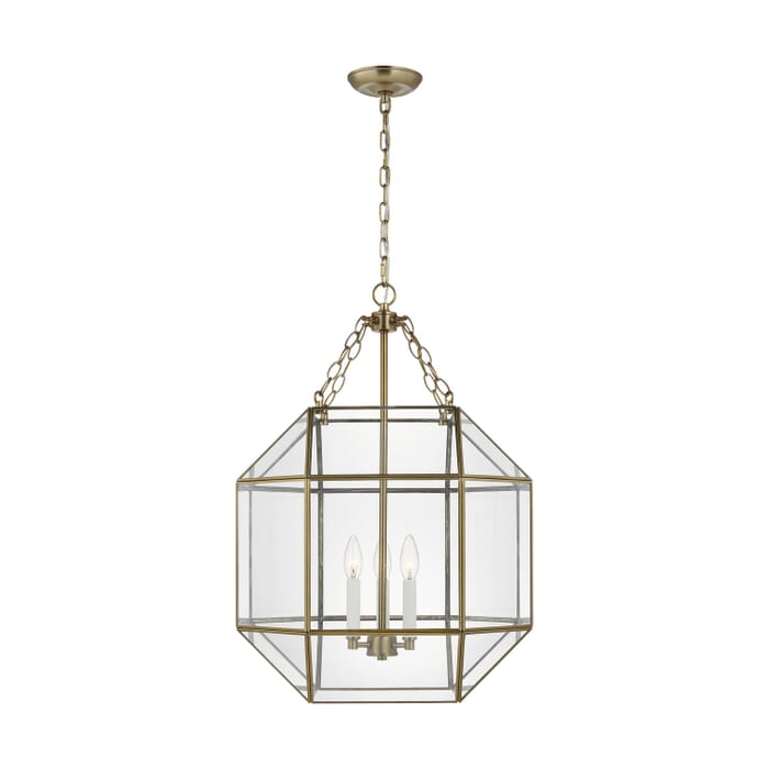 Three Light Lantern by Visual Comfort Studio Three Light Lantern by Visual Comfort Studio