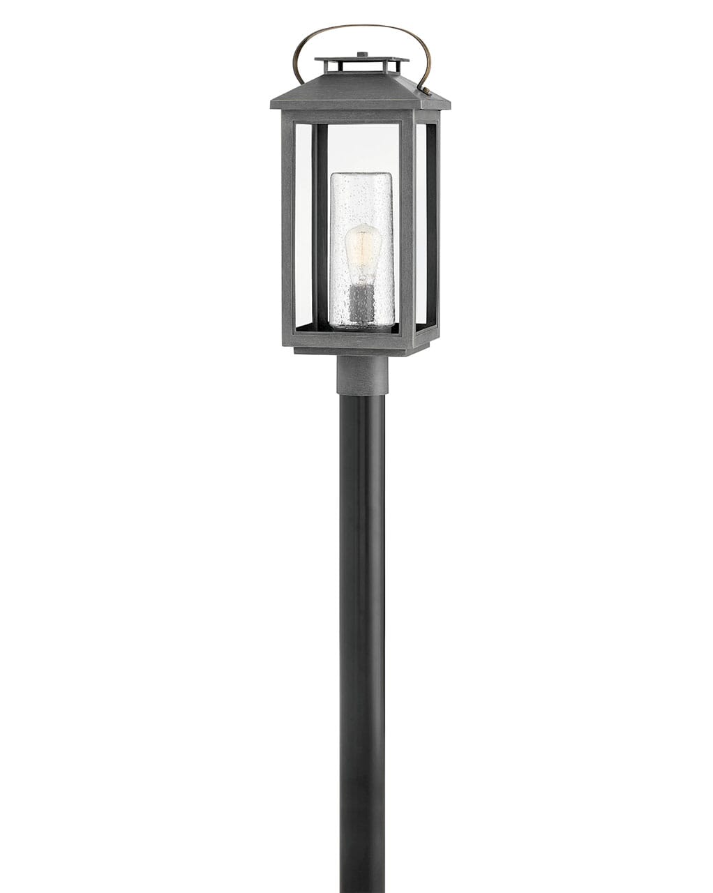 Hinkley Atwater LED Post Top or Pier Mount Lantern - Ash Bronze - 1161AH-LV