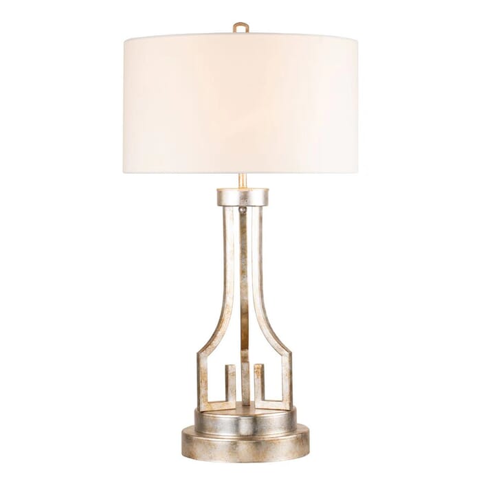 Lemuria 1-Light Buffet Lamp in Antique Silver Lemuria 1-Light Buffet Lamp in Antique Silver
