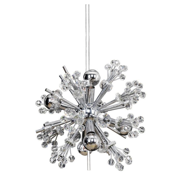 Allegri Constellation 6-Light Mini Pendant in Chrome Allegri Constellation 6-Light Mini Pendant in Chrome