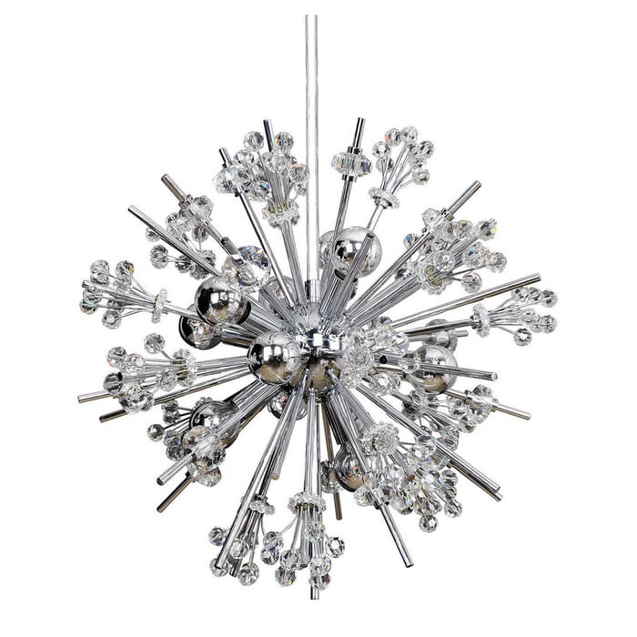 Allegri Constellation 10-Light Pendant Light in Chrome Allegri Constellation 10-Light Pendant Light in Chrome
