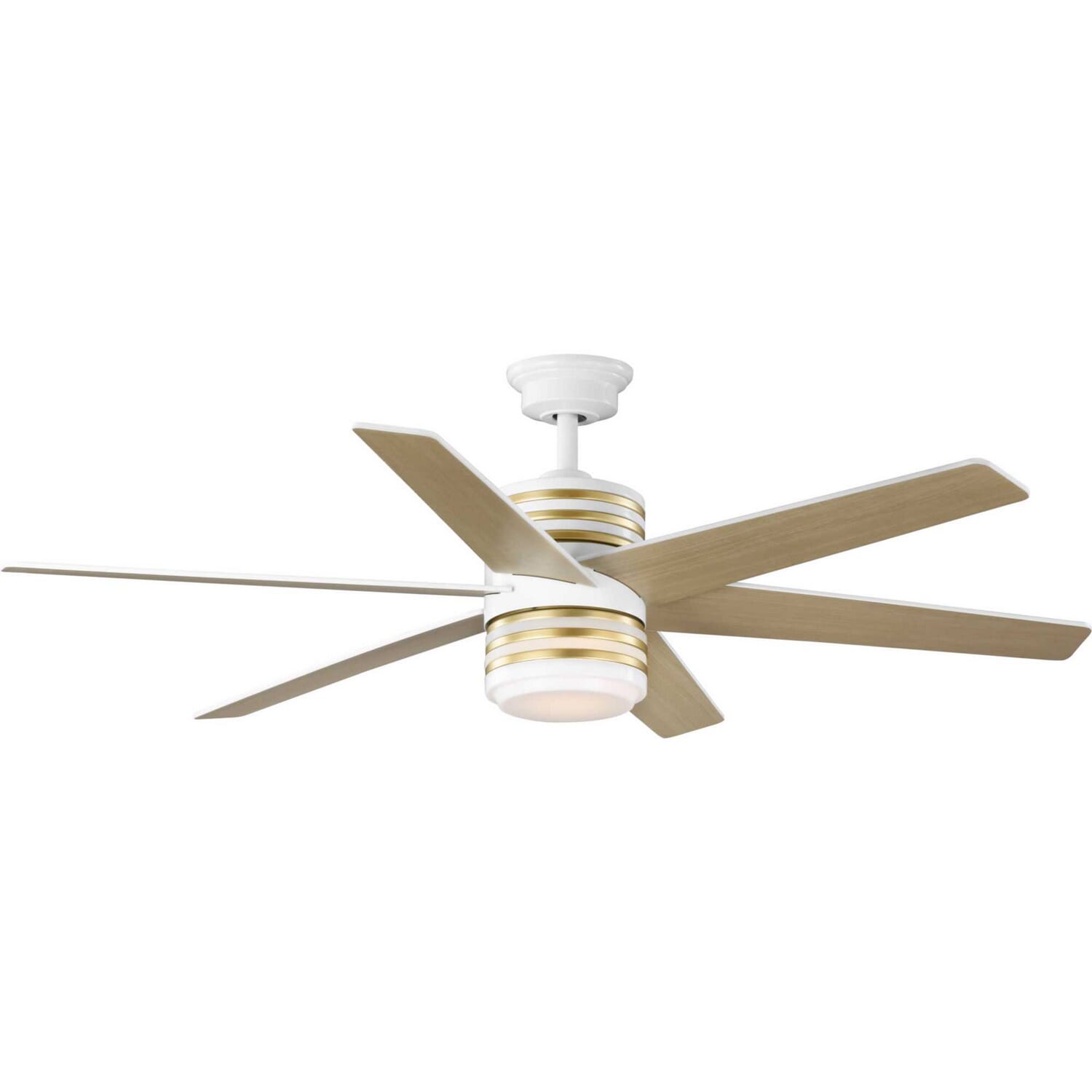 White 56"Ceiling Fan from the Carrollwood Collection