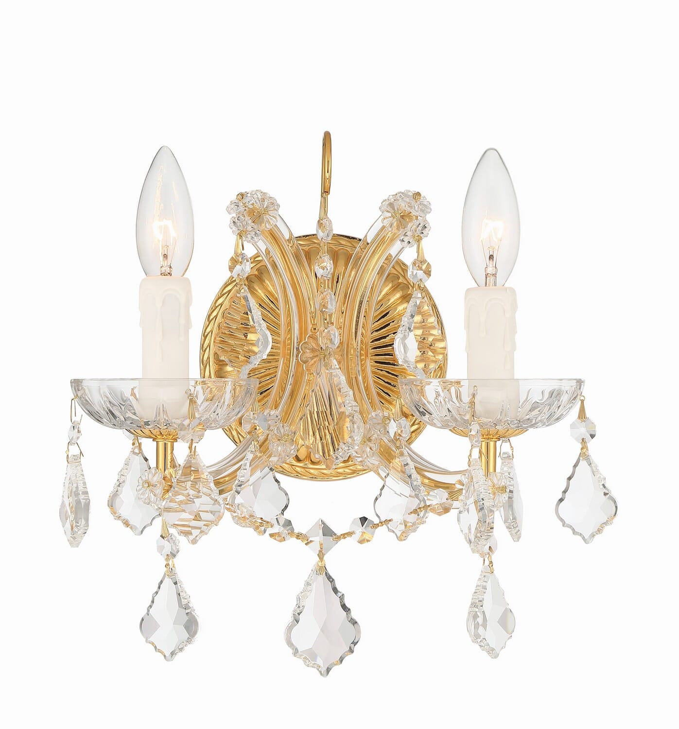 Two Light Wall Sconce by Crystorama