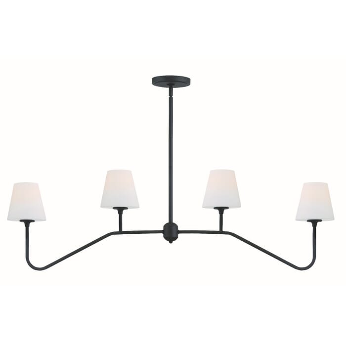 Four Light Chandelier by Crystorama Four Light Chandelier by Crystorama