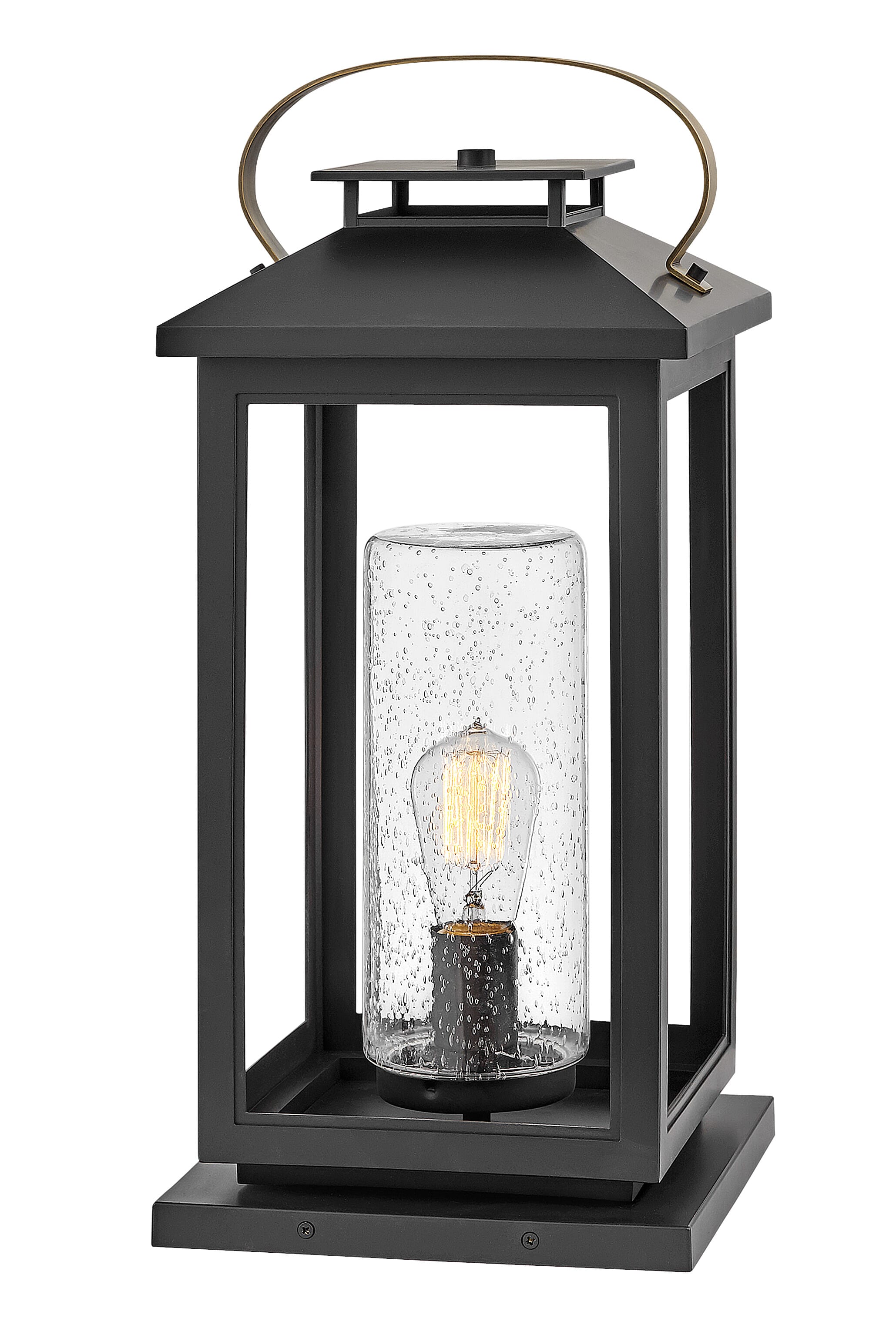Black LED Pier Mount from the Atwater Collection