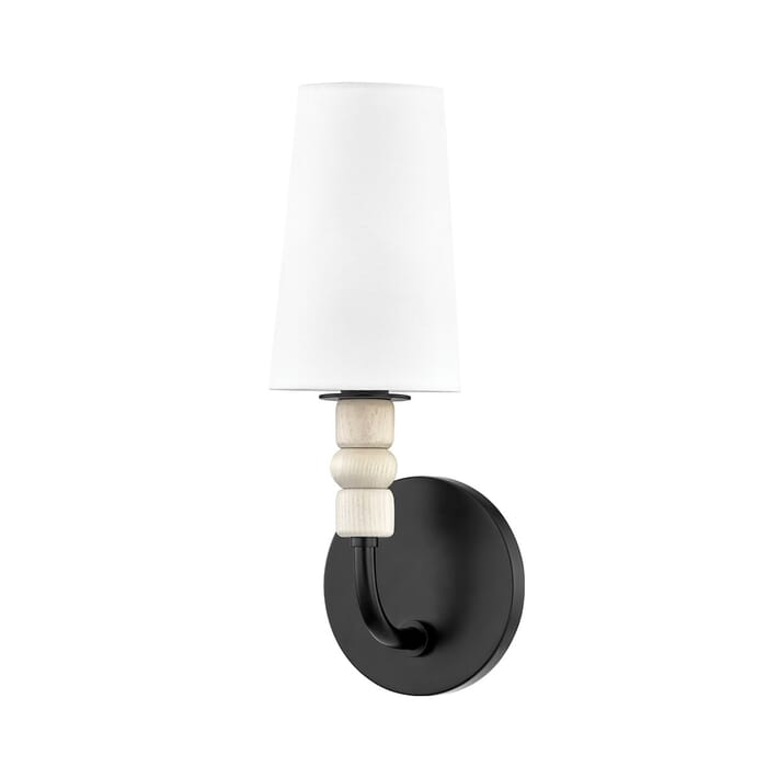 Casey 1-Light Wall Sconce in Black Casey 1-Light Wall Sconce in Black