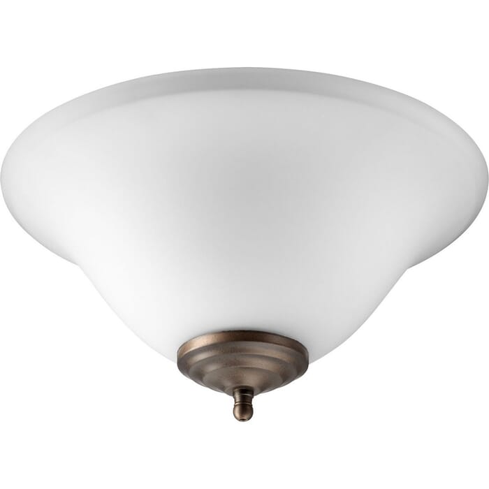 Quorum 2-Light 13" Ceiling Fan Light Kit in Satin Nickel or Oiled Bronze Quorum 2-Light 13" Ceiling Fan Light Kit in Satin Nickel or Oiled Bronze