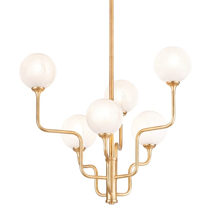 Six Light Chandelier by Corbett Lighting Six Light Chandelier by Corbett Lighting