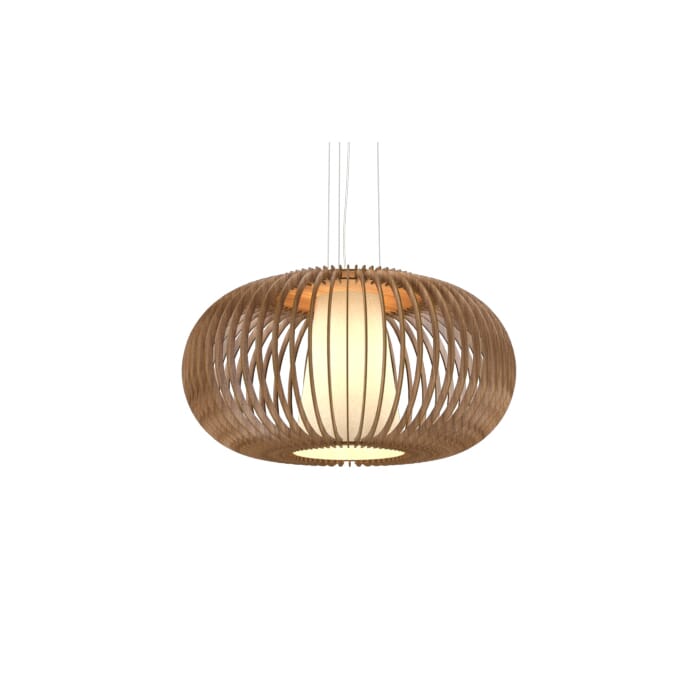 Stecche di Legno 1-Light Pendant in American Walnut Stecche di Legno 1-Light Pendant in American Walnut