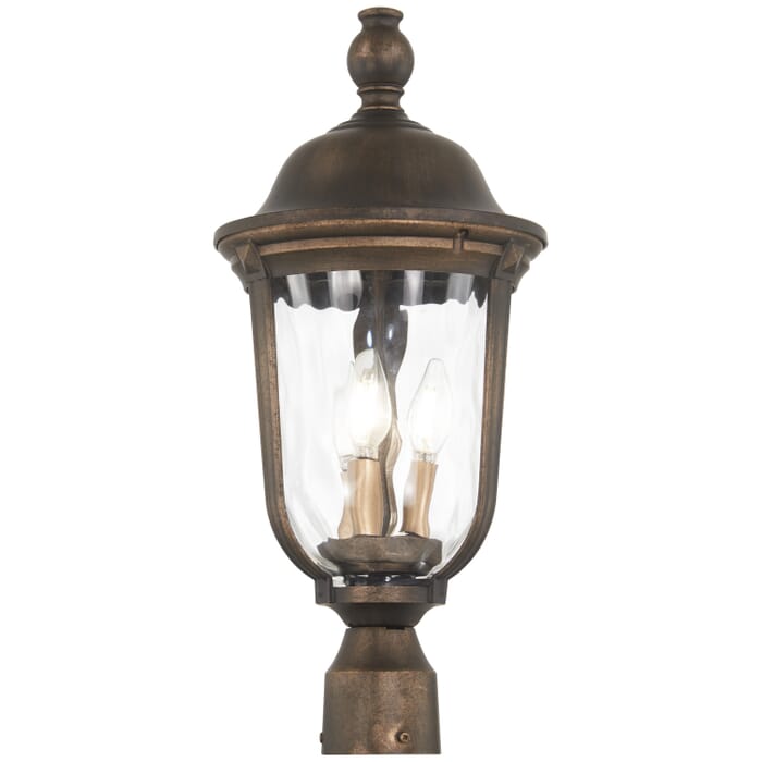 Three Light Outdoor Post Mount Three Light Outdoor Post Mount