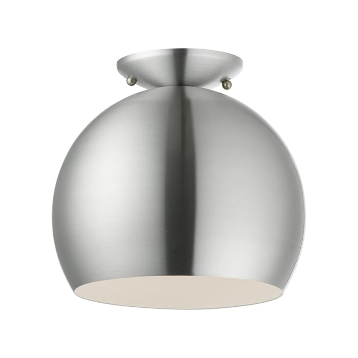 Piedmont 1-Light Semi-Flush Mount in Brushed Aluminum Piedmont 1-Light Semi-Flush Mount in Brushed Aluminum