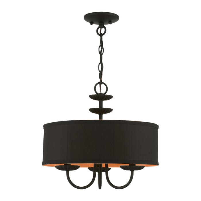 Winchester 3-Light Pendant in Black Winchester 3-Light Pendant in Black