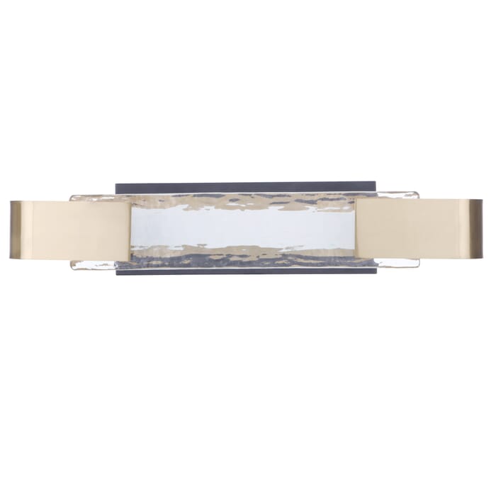 Craftmade Harmony Bathroom Vanity Light in Flat Black with Satin Brass Craftmade Harmony Bathroom Vanity Light in Flat Black with Satin Brass
