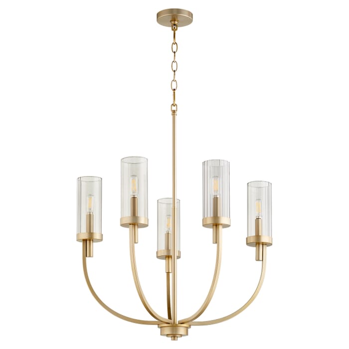 Five Light Chandelier by Quorum Five Light Chandelier by Quorum