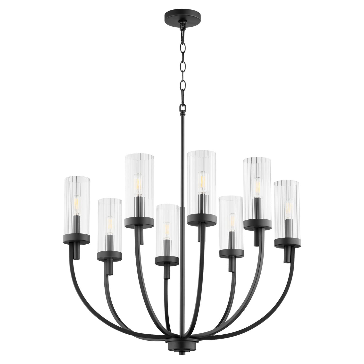 Eight Light Chandelier by Quorum