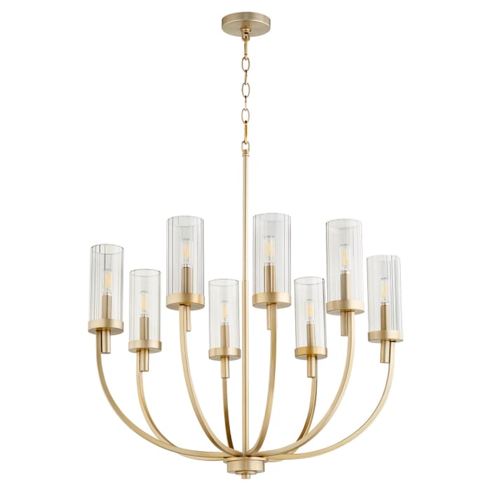 Eight Light Chandelier by Quorum Eight Light Chandelier by Quorum