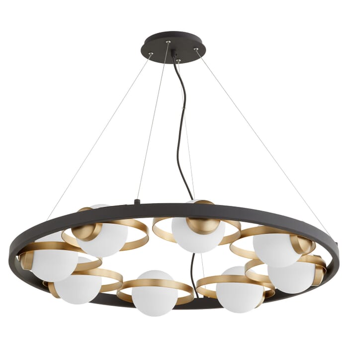 Eight Light Chandelier by Quorum Eight Light Chandelier by Quorum