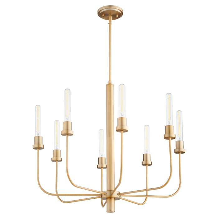 Eight Light Chandelier by Quorum Eight Light Chandelier by Quorum
